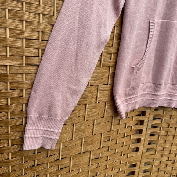 Athleta Evergreen Pullover Hoodie Sweater Pink Women's Small (Petite) - Picture 4 of 8